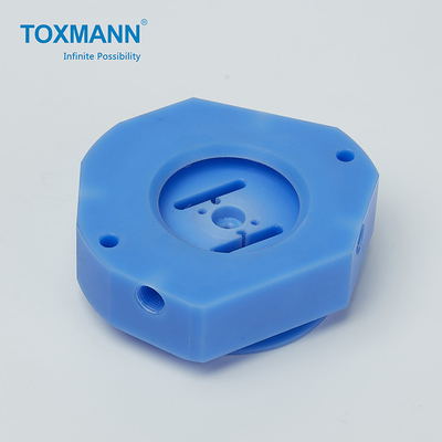 قطع غيار الآلات البلاستيكية Toxmann POM ، أجزاء من النايلون CNC بالقطع البلاستيكية