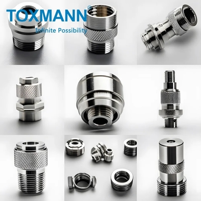 OEM CNC معالجة خدمات تخصيص الفولاذ المقاوم للصدأ الألومنيوم الأجزاء الخيوط CNC معالجة