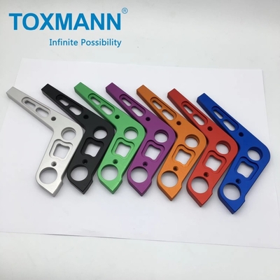 محرك التغيير المزدوج ذو المحامل المزدوجة القصيرة القصيرة جزء طحن CNC الألومنيوم 6061-T6 المضغوط بدقة عالية